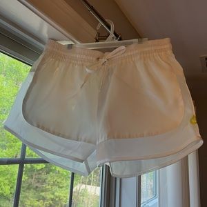 NWT White Nike Running Shorts